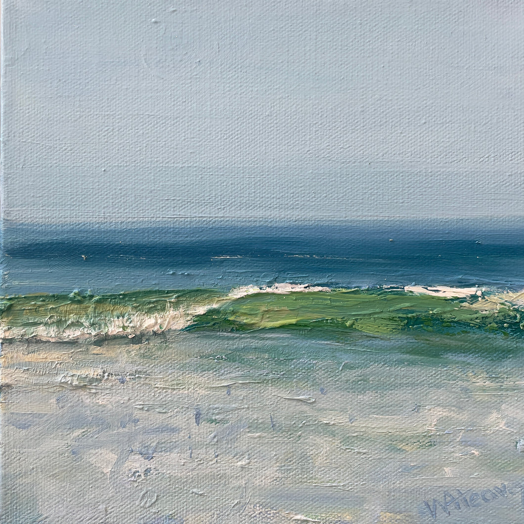 Beach Wave, 8x8