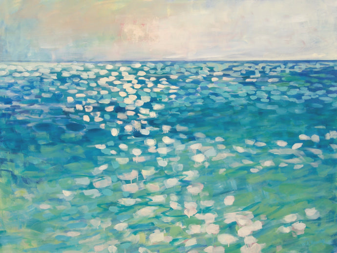 Hummingbird Shimmer, 36x48