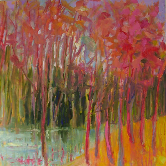 Singing Pink, 30x30