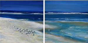 Grounded, 12x24 (diptych)